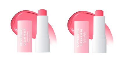Pack of 2 CoverGirl Clean Fresh Tinted Lip Balm, Life is Pink 300