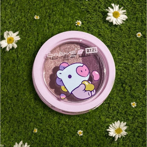 The Crème Shop | BT21 Baby MANG Ultra-Pigmented Eyeshadow Trio - Grape Jelly Bean