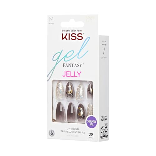 KISS Gel Fantasy Jelly Nails - Floral Jelly