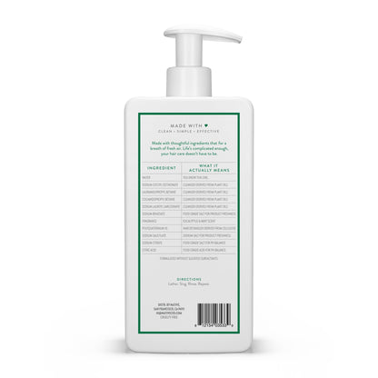 Native Scalp Refreshing 2 in 1 Shampoo and Conditioner Eucalyptus Mint Sulfate & Paraben Free 16.5 fl oz