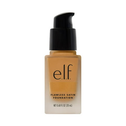 e.l.f. Flawless Satin Foundation, Almond, 0.68 fl oz