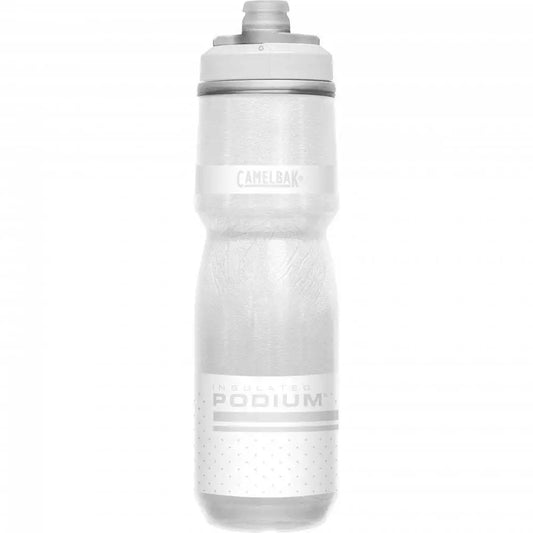 CamelBak Podium Chill Insulated Bike Water Bottle - Easy Squeeze Bottle - Fits Most Bike Cages - 24oz, Reflective Ghost