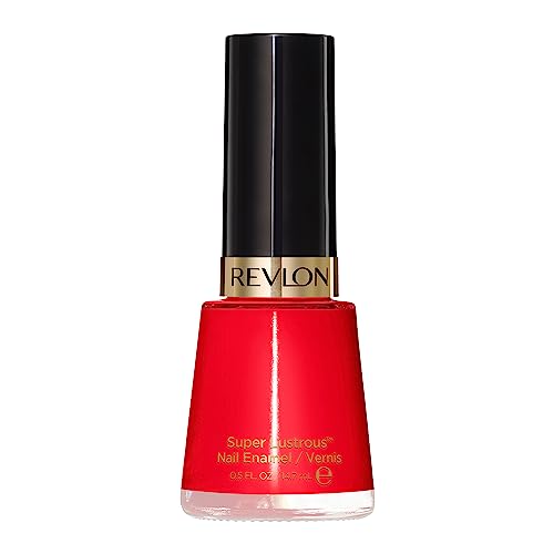 Revlon Nail Polish, Super Lustrous Nail Enamel Polish, Chip Resistant & Longwear Formula, High Shine Finish, 640 Fearless, 0.5 fl oz.