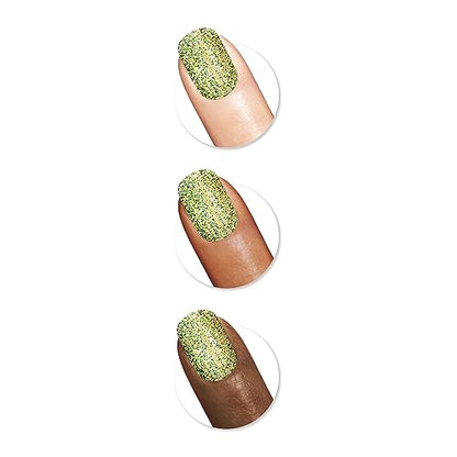 Sally Hansen Miracle Gel™, Holiday For Goodness Bakes, Long Lasting, Gel-Like Formula, No UV Lamp Needed, Green Glitter Nail Polish