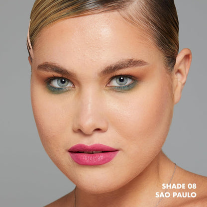 NYX PROFESSIONAL MAKEUP Soft Matte Lip Cream, Lightweight Liquid Lipstick - Sao Paulo (Bubblegum Pink)