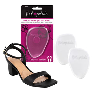 Fancy Feet Ball-of-Foot Gel Cushions - Cushioned Ball of Foot Inserts for High Heels and Other Uncomfortable Shoes