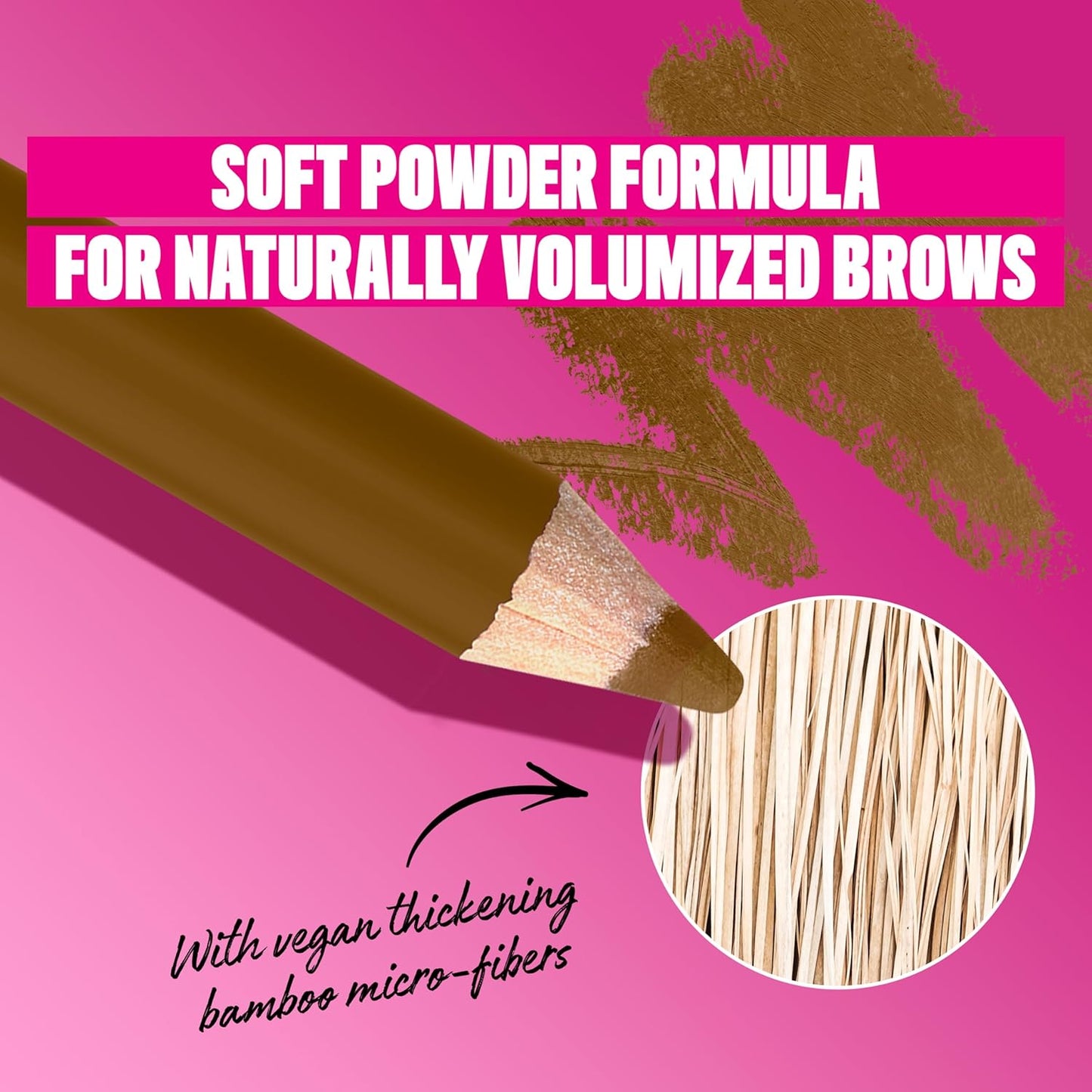 NYX PROFESSIONAL MAKEUP Powder Louder Eyebrow Pencil, Brow Pencil with Buildable Volume For Up To 12HR Wear, Vegan Formula - Blonde