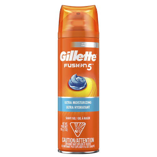 Gillette Fusion Shave Gel, Moisturizing Hydra Gel, 7 Ounce