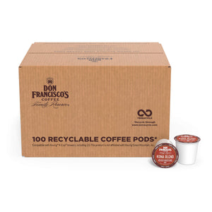 Don Francisco's Kona Blend Medium Roast Coffee Pods - 100 Count