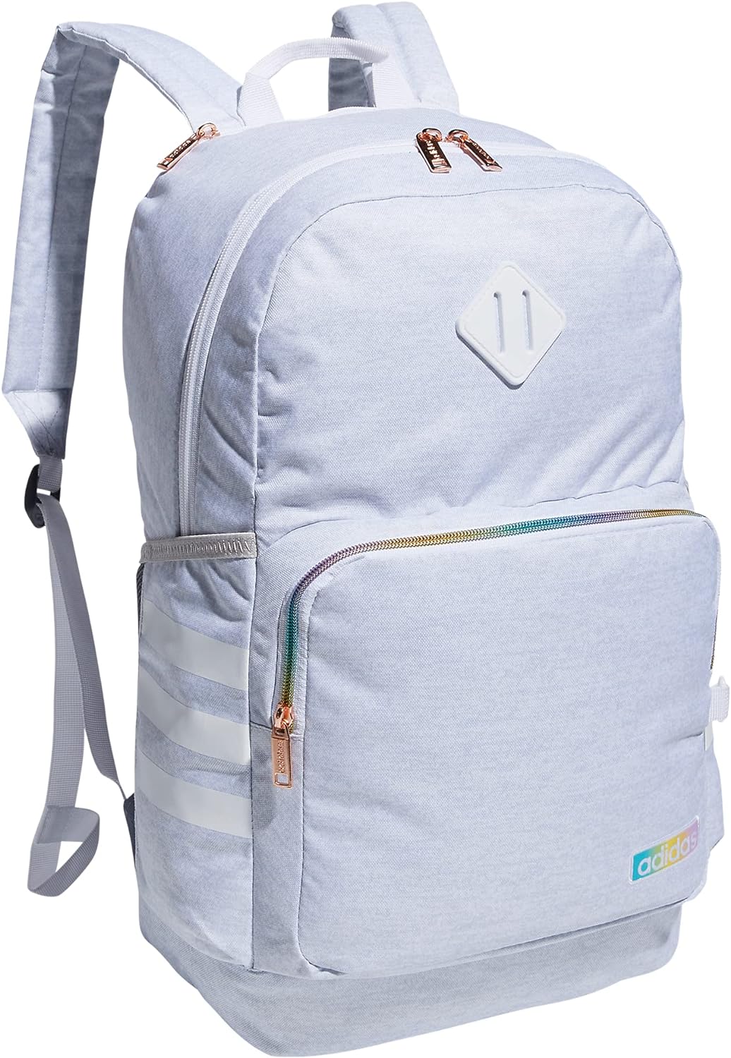 Adidas Classic 3S 4 Backpack, Jersey White/White Rainbow, One Size