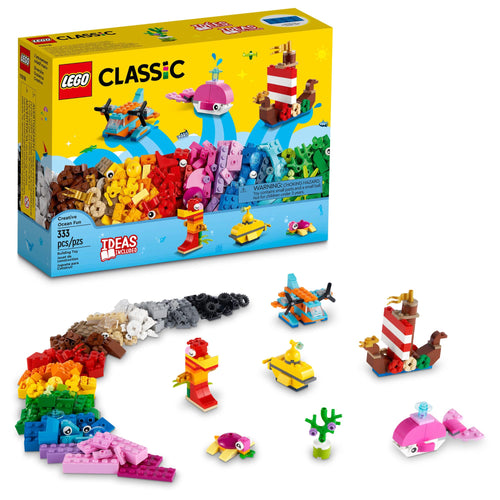 LEGO Classic Creative Ocean Fun 11018 Building Toy Set, Ages 4+ (333 Pieces)