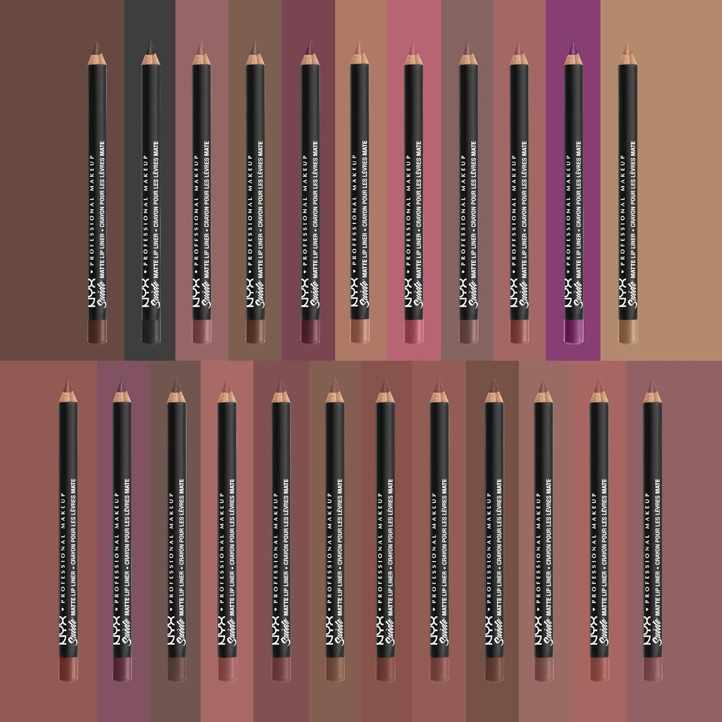 NYX PROFESSIONAL MAKEUP Suede Matte Lip Liner, Velvety-Smooth, Long-Lasting Formula For A Defined Lip Makeup Look - Spicy (Red)