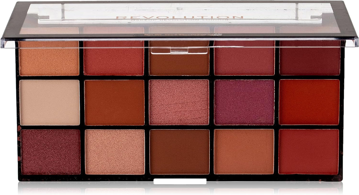 Makeup Revolution Eyeshadow Palette, Reloaded Iconic Newtrals 2, Face Make Up, Compact Eye Shadow Palette by Revolution Beauty