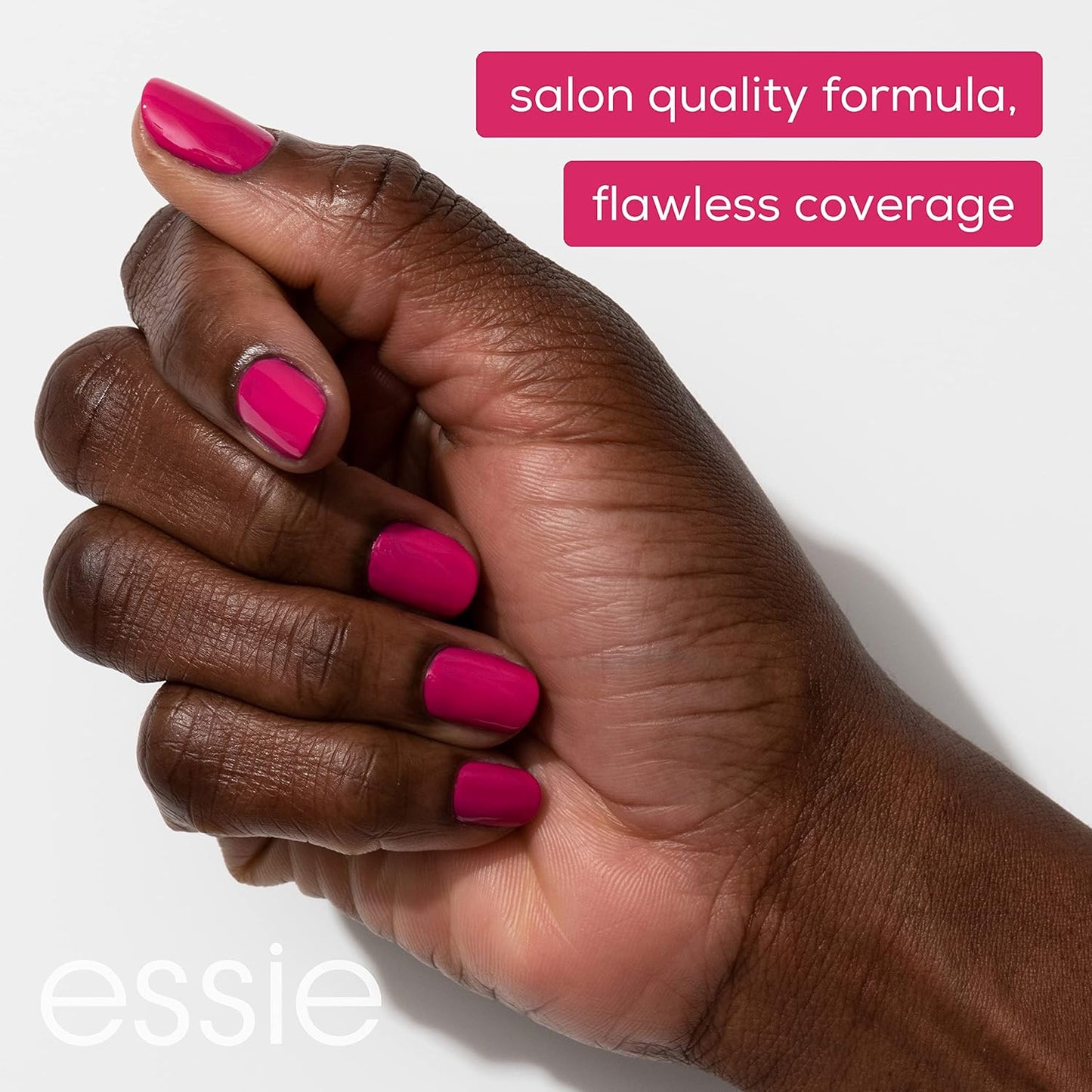 essie Nail Polish, Salon-Quality Black Nail Polish, UnGuilty Pleasures, Vegan, Home By 8, 0.46 fl oz