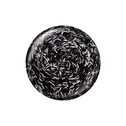 Sally Hansen Miracle Gel Beetlejuice Salon Quality Nail Polish| Gel-Like Formula, Two-Step System, No UV Light Needed, Long Lasting | Opaque, Glittery | 929 Ghost With The Most | Black Nail Polish