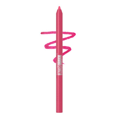 Maybelline Tattoo Studio Sharpenable Gel Pencil Waterproof Longwear Eyeliner, Punchy Pink, 0.04 oz