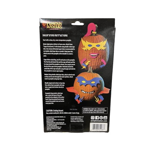 Pumpkin Masters Decorate Your Pumpkin Superheroes Decorating Kit