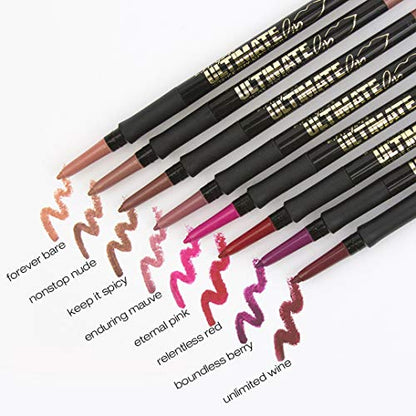 L.A. Girl Ultimate Intense Stay Auto Lipliner, Forever Bare, 0.01 oz.,Brown,GP341