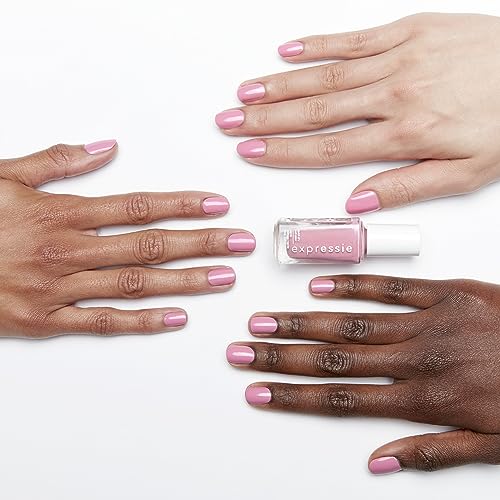 Essie expressie, Quick-Dry Nail Polish, 8-Free Vegan, Pastel Pink, In The Time Zone, 0.33 fl oz