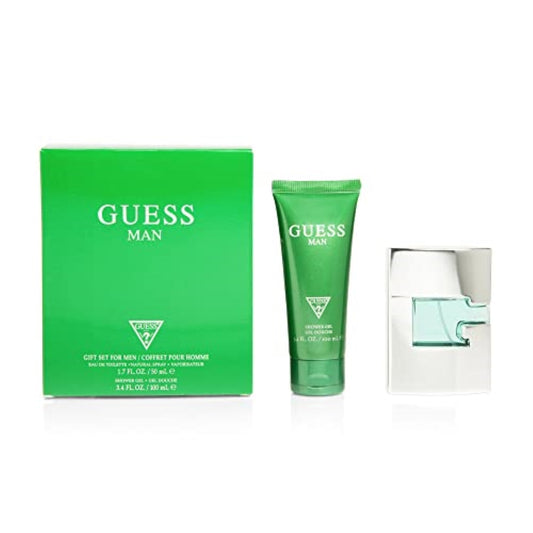 GUESS Man Eau de Toilette 2 Piece Travel Set - Cologne Spray 1.7 Fl. Oz. & Shower Gel 3.4 Fl. Oz.