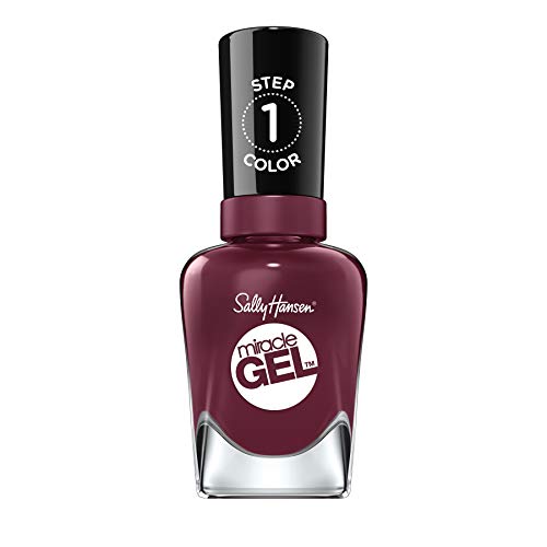 Sally Hansen Miracle Gel™, V-Amplified, Long Lasting, Gel-Like Formula, No UV Lamp Needed, Purple Nail Polish