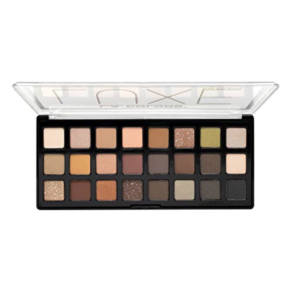 LA Colors, Color Luxe Eye Shadow Palette Velvety, 24 Count