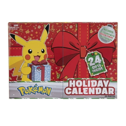 Nintendo Pokémon 2021 Holiday Advent Calendar Action Figure Set, 39 Pieces