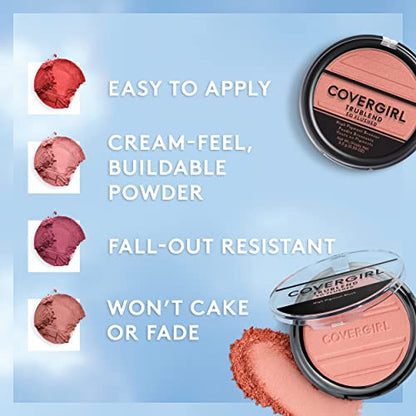 COVERGIRL Trublend So Flushed Coral Crush, Pressed, 0.33 Oz