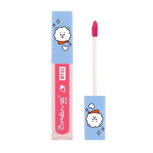 BT21 Lip Tint - The Creme Shop Curiously Coral (TATA) Universtain Lip Tint