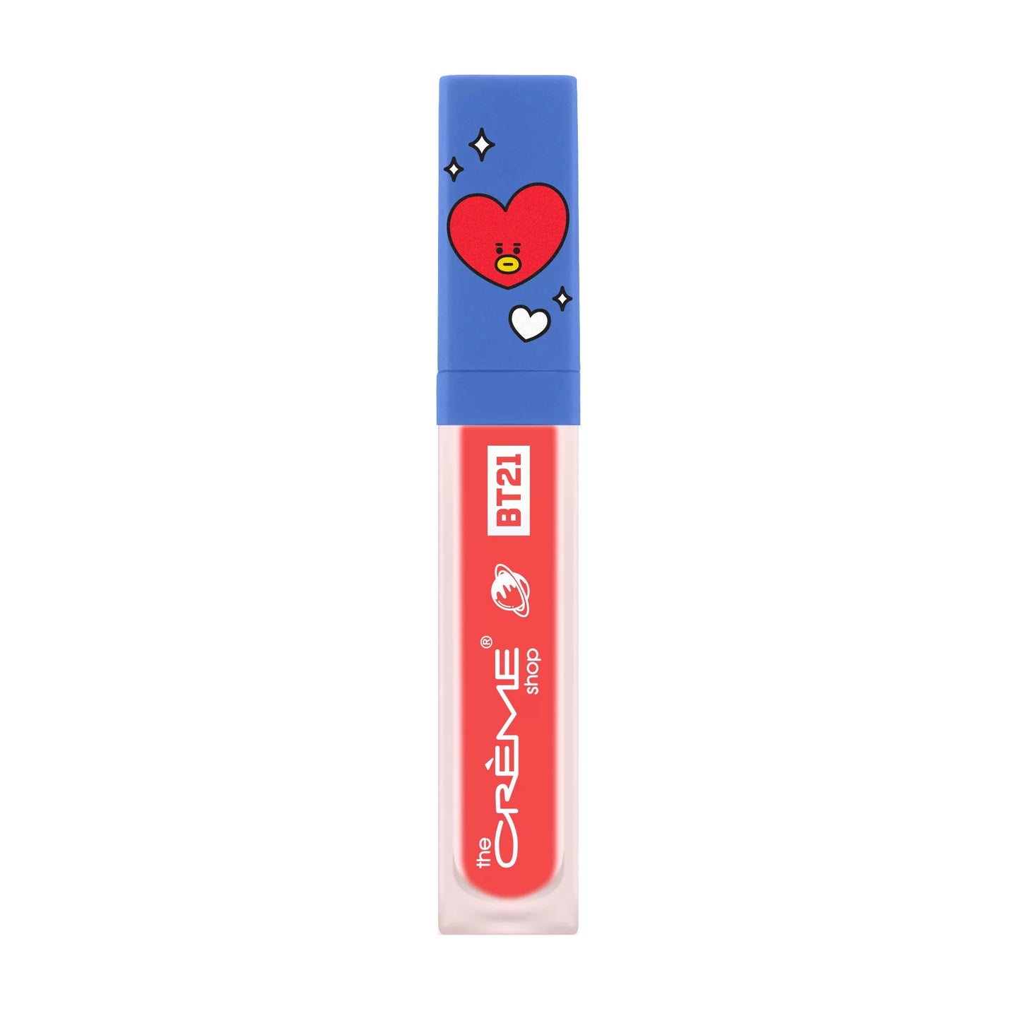 BT21 Lip Tint - The Creme Shop Curiously Coral (TATA) Universtain Lip Tint