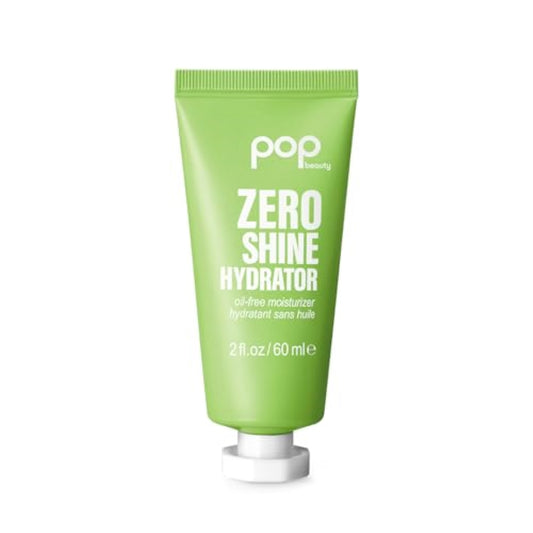 POP Beauty ZERO SHINE HYDRATOR - Oil Free Hydrating Moisturizer, Cactus Fruit Extract and Ceramides Soothe Skin | 2 Fl Oz