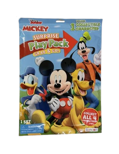 Disney Junior Mickey Surprise Play Pack Grab & Go Activity Book- Collect All Four Characters