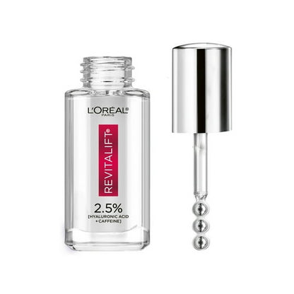 L'Oreal Paris Revitalift Hyaluronic Acid Caffeine Serum, 0.67 fl oz