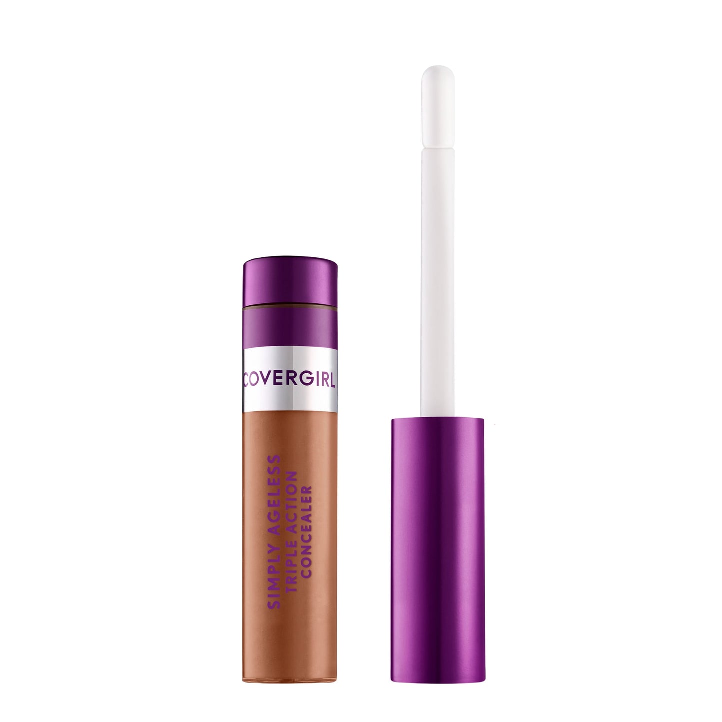 COVERGIRL Simply Ageless Triple Action Concealer, 390 Espresso, 0.24 fl oz