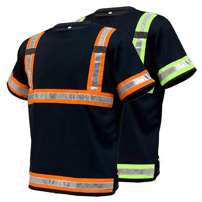 Reflective Safety Work Shirts High Visibility Work T Shirts ANSI Class 3 M to 7X