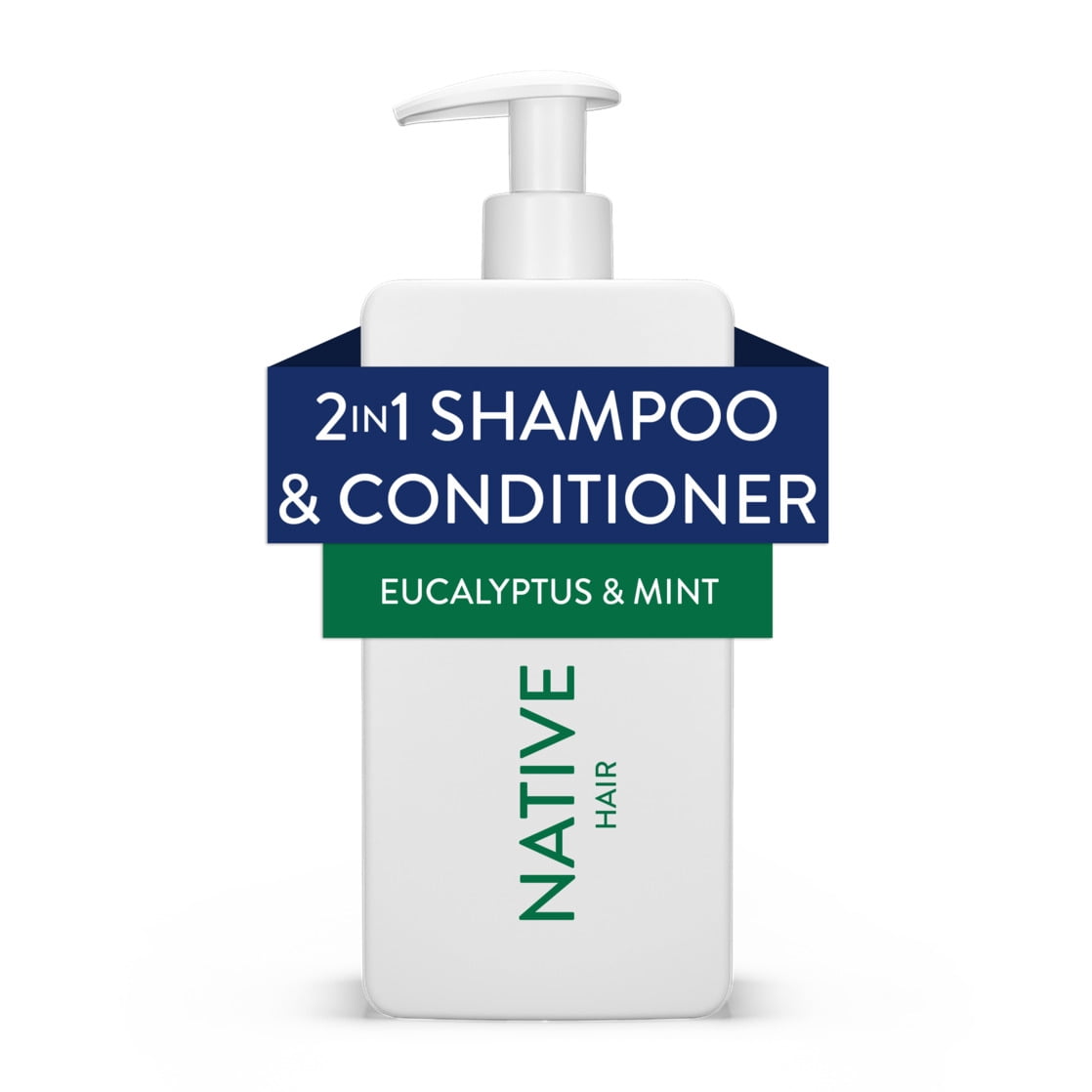 Native Scalp Refreshing 2 in 1 Shampoo and Conditioner Eucalyptus Mint Sulfate & Paraben Free 16.5 fl oz
