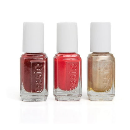 essie Nail Polish, 8-Free Vegan, 3 Piece Holiday Nail Polish Set, 1 Kit