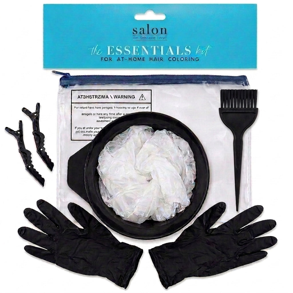Salon on 5th Ave NYC Hair Coloring Essentials Kit At-Home Dye Tool Set Bowl Brush