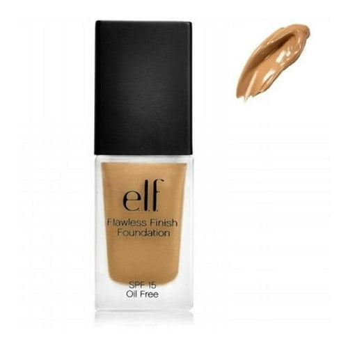 e.l.f. Flawless Satin Foundation, Caramel, 0.68 fl oz