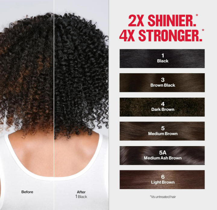 Revlon ColorSilk Tone + Gloss + Care Demi-Permanent, 5 Medium Brown