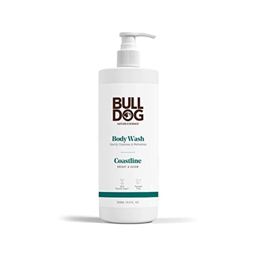 BULLDOG Mens Skincare and Grooming Body Wash, Coastline, 16.9 Fluid Ounce