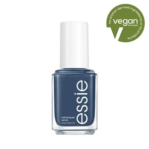 Essie essie nail polish, ferris of them all collection, faded denim blue glossy shine nail color with a cream finish, amuse me, 0.4600 fl. oz.
