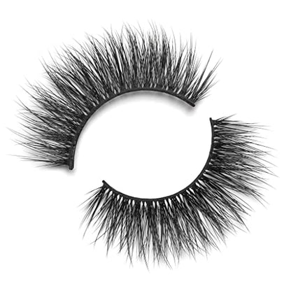 Lilly Lashes Premium Synthetic Lashes Brooklyn | Fake Eyelashes Natural Look | Bold Full Bodied Look | False Lashes | Vegan Strip Lash | Reusable Up to 10 Wears | 15mm