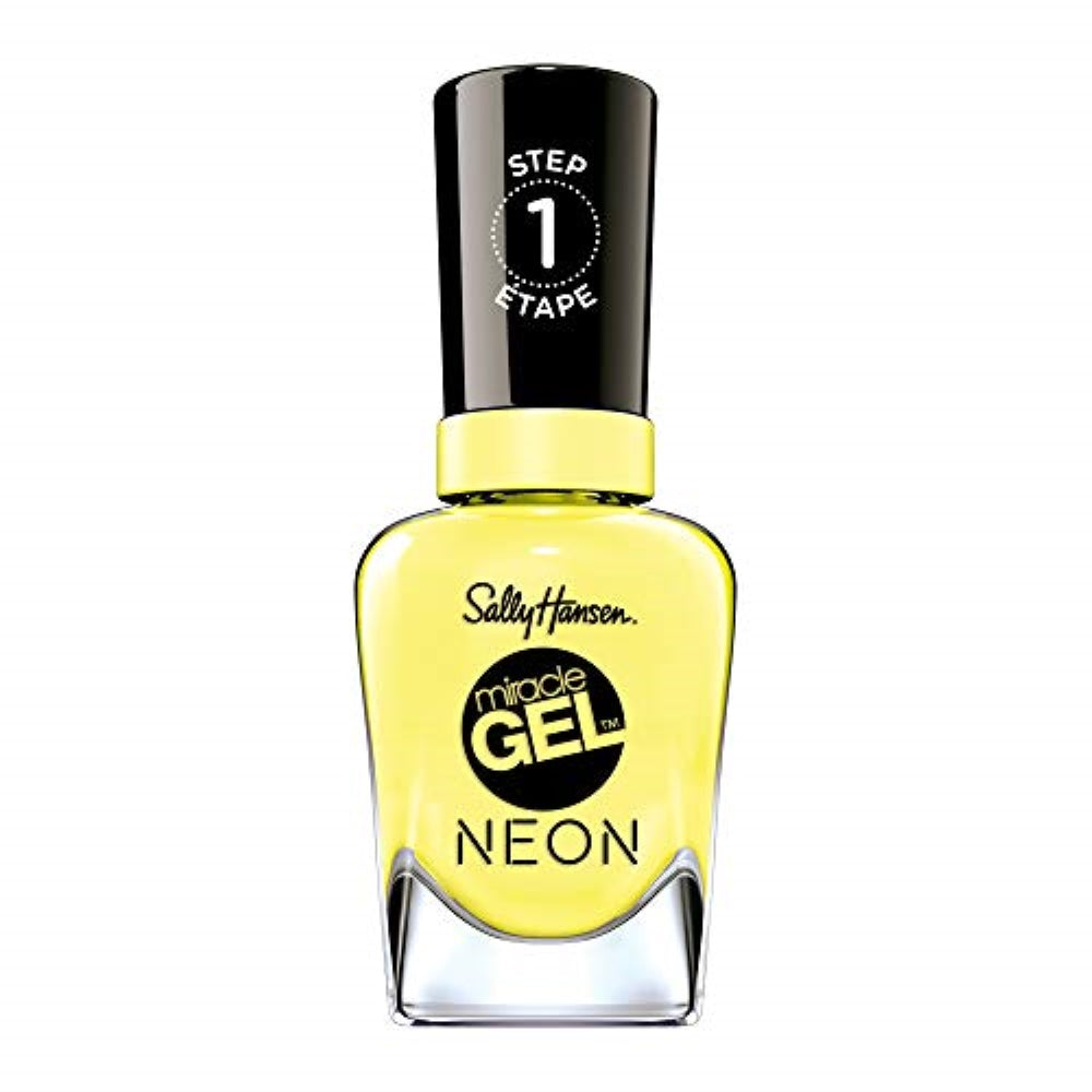 Sally Hansen Miracle Gel™, Lemonchillo, Long Lasting, Gel-Like Formula, No UV Lamp Needed, Yellow Nail Polish