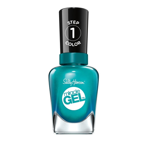 Sally Hansen Miracle Gel Nail Color, Combustealble, 0.5 oz, At Home Gel Nail Polish, Gel Nail Polish, No UV Lamp Needed, Long Lasting, Chip Resistant