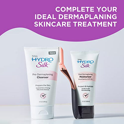Schick Hydro Silk Pre-Dermaplaning Cleanser for Women, 5oz | Dermaplane Face Wash for Women, Facial Cleanser, Gentle Face Cleanser for Dermaplaning, Facial Wash, 5oz