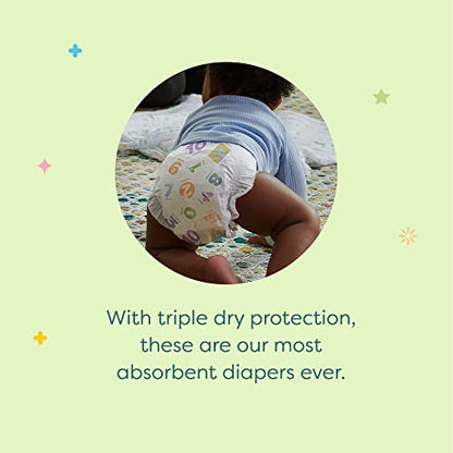 Babyganics Diapers, Size 1, 80 ct, Ultra Absorbent Diapers