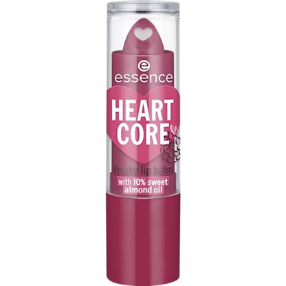 Essence Heart Core Fruity Lip Balm, Color 05 - Bold Blackberry, 1 unit