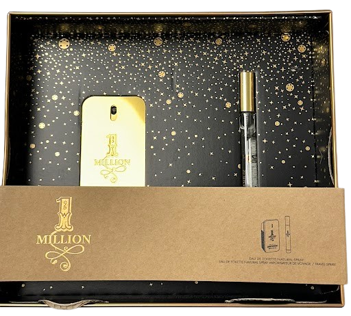 Paco Rabanne 1 Million EDT Cologne 2 Pieces Gift Set for Men