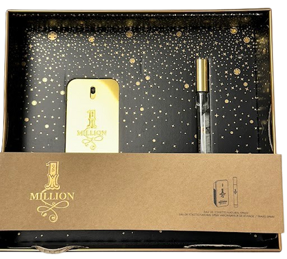 Paco Rabanne 1 Million EDT Cologne 2 Pieces Gift Set for Men